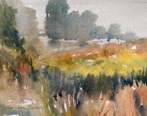 Barbara Baker Tranquil Vista Watercolor 9x12 225