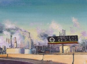 Kathleen McNamee Downriver Vapors Oil 6x8 150