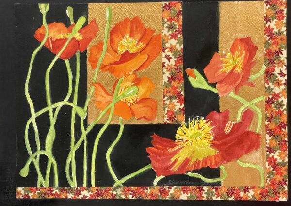 Poppies & Gold