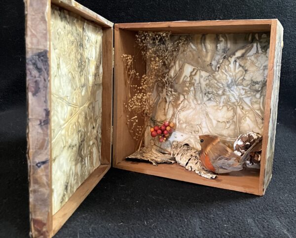 Encaustic Bird Box