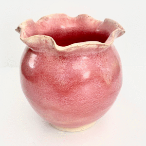 Rose ruffle Vase