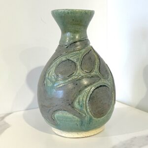 Carved Green Vase HOLD FOR LAURA