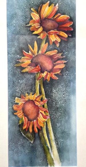 Sunflower Trio #1 - bin