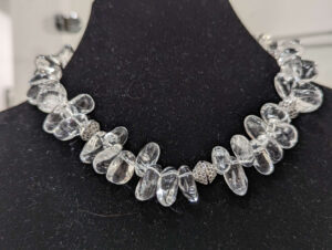 Rock crystal necklace