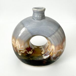 Soft Beachside Donut Vase