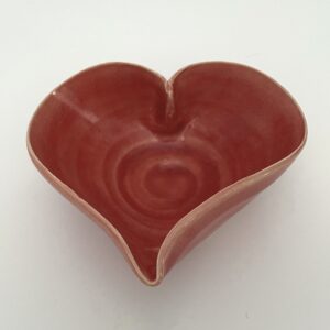 Pink Heart Trinket Dish