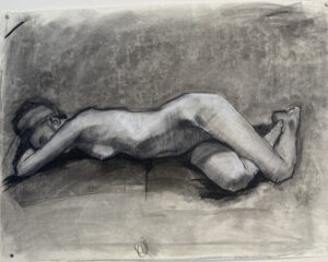 Dudek - Reclining Nude #1