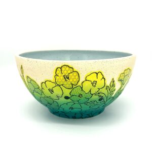 Host - Dot Floral Print Serving Bowl