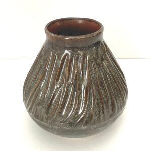 Smoky Carved Vase Smoky Carved Vase