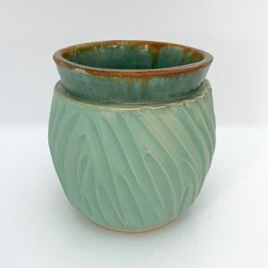Antiqued Carved Vase Antiqued Carved Vase