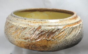 Textured Soda Fired Bowl Textured Soda Fired Bowl #69