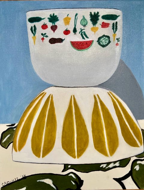 Towell - Enamelware Bowls Towell - Enamelware Bowls
