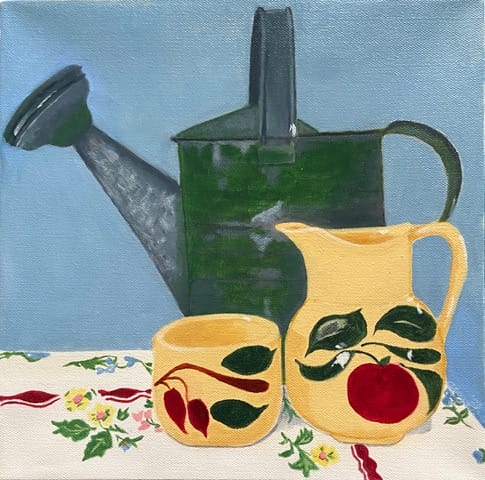 Towell - Green Watering Can Towell - Green Watering Can
